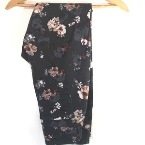 “Vintage America Blues” Boho Skinny Floral Jeans